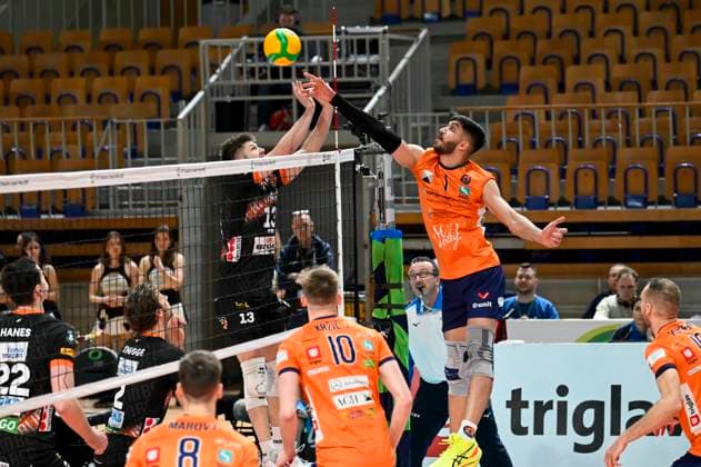 Volleyball 16.01.2025 ACH Volley - Berlin Volleys, European Champions League, Round 5, Tivoli, Ljubljana, Slovenia  Copyright: xNikxErikxNeubauerx 1601nen_08