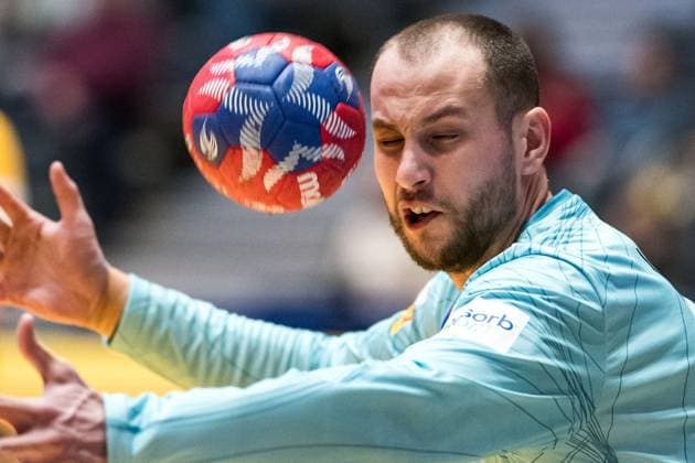 250116 Goalkeeper Fabian Norsten of Sweden during the 2025 IHF World Men s Handball Championship match between Sweden and Japan on January 16, 2025 in Oslo Photo Mathias Bergeld BILDBYRAN kod MB MB1054 handball handboll handball ihf 2025 world mens handball championship handbolls vm vm sverige sweden japan 2025 ihf world mens handball championship 3 bbeng  Copyright: MATHIASxBERGELD BB250116MB083