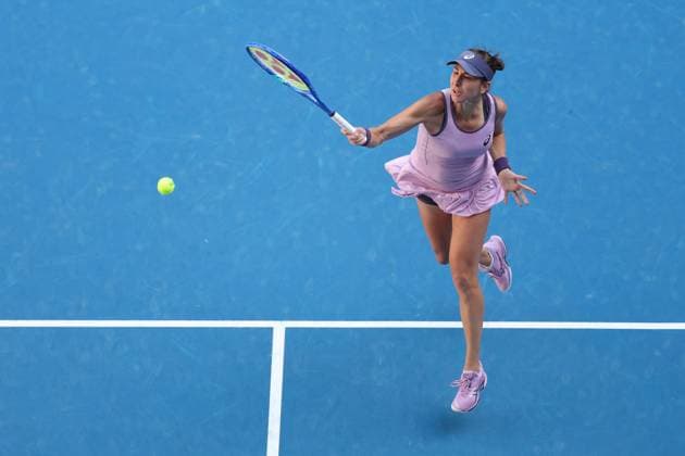 Belinda Bencic of Switzerland Australian Open, Day Six, Tennis, Melbourne Park, Melbourne, Australia - 17 Jan 2025  Copyright: xRachelxBach Shutterstockx 15102642bt