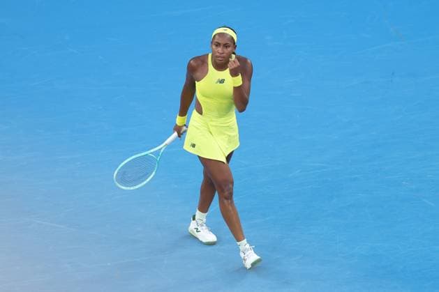 Coco Gauff of USA Australian Open, Day Six, Tennis, Melbourne Park, Melbourne, Australia - 17 Jan 2025  Copyright: xRachelxBach Shutterstockx 15102642cm