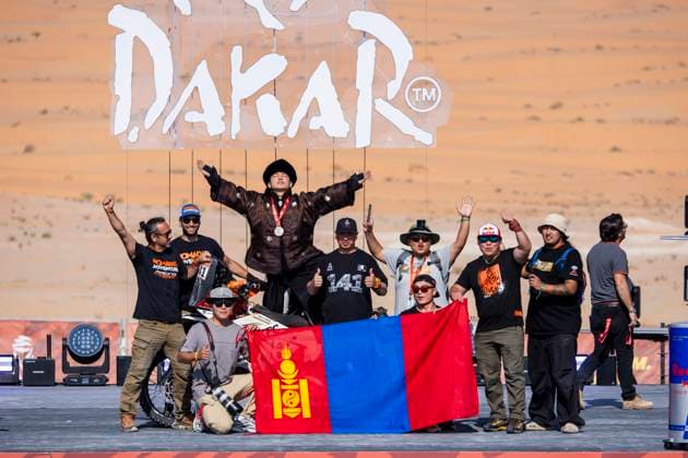 Motorsport, Dakar Rally, Award ceremony