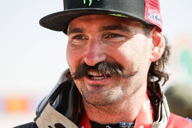 DAKAR 2025 - STAGE 12 HOWES Skyler (usa), Honda, Monster Energy Honda HRC, FIM W2RC, Motul, RallyGP, portrait during the Stage 12 of the Dakar 2025 on January 17, 2025 around Subaytah, Saudi Arabia - SubaytahSaudi Arabia  Copyright: xFREDERICxLExFLOCxHx