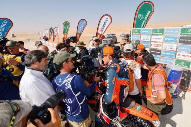 DAKAR 2025 - STAGE 12 CANET Edgar (spa), KTM, Bas World KTM Racing Team, FIM W2RC, Rally2, portrait during the Stage 12 of the Dakar 2025 on January 17, 2025 around Subaytah, Saudi Arabia - SubaytahSaudi Arabia  Copyright: xFREDERICxLExFLOCxHx