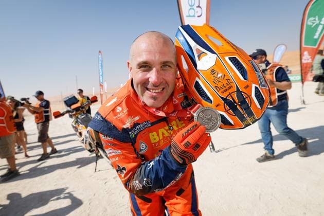 DAKAR 2025 - STAGE 12 CHOLLET Guillaume (fra), KTM, Xraids Experience, FIM W2RC, Rally2, portrait during the Stage 12 of the Dakar 2025 on January 17, 2025 around Subaytah, Saudi Arabia - SubaytahSaudi Arabia  Copyright: xFREDERICxLExFLOCxHx