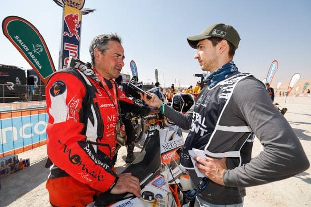 DAKAR 2025 - STAGE 12 GENDRON Philippe (fra), KTM, Nomade Racing, FIM W2RC, Rally2, portrait during the Stage 12 of the Dakar 2025 on January 17, 2025 around Subaytah, Saudi Arabia - SubaytahSaudi Arabia  Copyright: xFREDERICxLExFLOCxHx