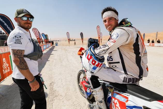 DAKAR 2025 - STAGE 12 GERBER JÃ rÃ mie (fra), KTM, TLD Racing, FIM W2RC, Rally2, Original by Motul, portrait during the Stage 12 of the Dakar 2025 on January 17, 2025 around Subaytah, Saudi Arabia - SubaytahSaudi Arabia  Copyright: xFREDERICxLExFLOCxHx