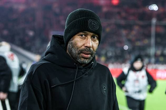 Sports, Football, 2 Bundesliga Season 2024 2025 18 Matchday Fortuna Düsseldorf SV Darmstadt 98 17 01 2025, MERKUR SPIEL ARENA Daniel Thioune Coach Fortuna Düsseldorf Düsseldorf MERKUR SPIEL ARENA North Rhine-Westphalia Germany
