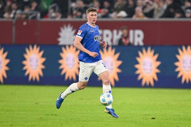 17 01 2025, Soccer, 2 Bundesliga, 18 Matchday Season 2024 2025, Fortuna Düsseldorf SV Darmstadt Clemens Riedel SV Darmstadt , xRHR PHOTO TKx Copyright: RHR-FOTOx RHR-FOTO TK