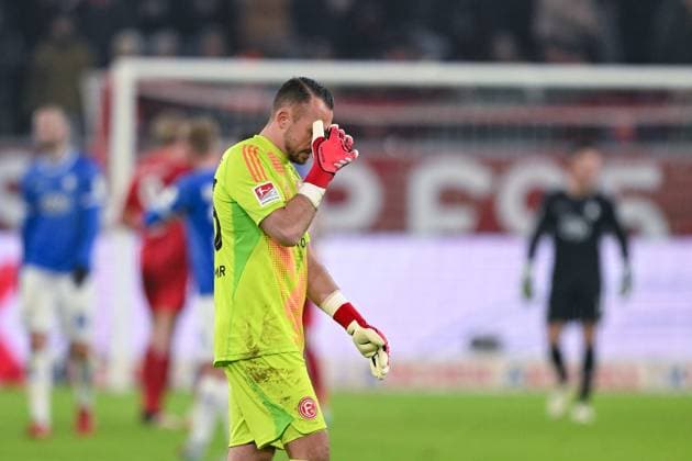 17 01 2025, Soccer, 2 Bundesliga, Matchday 18 Season 2024 2025, Fortuna Düsseldorf SV Darmstadt, Goalkeeper Florian Kastenmeier Fortuna Düsseldorf xRHR PHOTO TKx Copyright: RHR-FOTOx RHR-FOTO TK