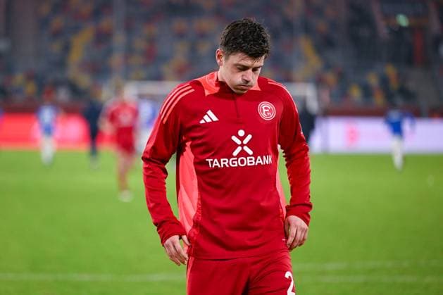 17 01 2025, Football, 2 Bundesliga, Matchday 18 Season 2024 2025, Fortuna Düsseldorf SV Darmstadt, Dawid Kownacki Fortuna Düsseldorf xRHR PHOTO TKx Copyright: RHR-FOTOx RHR-FOTO TK