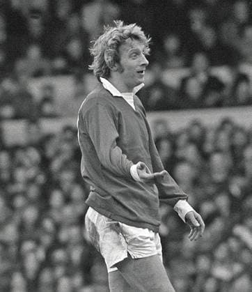 Denis Law (Utd) Tottenham Hotspur v Manchester United, ManU 04 03 72. 