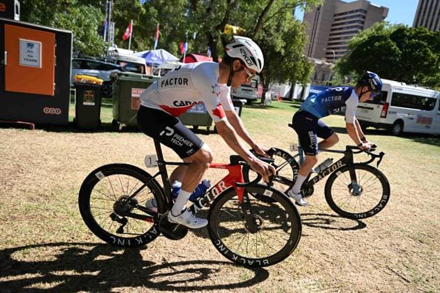 18-01-2025 Allenamento 6 Tour Down Under 2025; 2025, Israel - Premier Tech; Woods, Michael; Adelaide; 