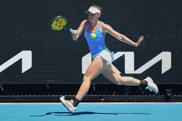 Eva Bennemann GER , Girls Singles Girls Singles, Australian Open 2025, Melbourne Park, Melbourne, Victoria, Australia Copyright: xJuergenxHasenkopfx