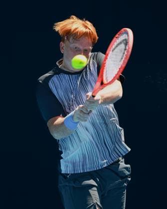 Jamie Mackenzie GER , Boys Singles Boys Singles, Australian Open 2025, Melbourne Park, Melbourne, Victoria, Australia Copyright: xJuergenxHasenkopfx