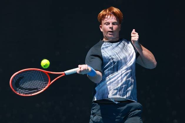 Jamie Mackenzie GER , Boys Singles Boys Singles, Australian Open 2025, Melbourne Park, Melbourne, Victoria, Australia Copyright: xJuergenxHasenkopfx