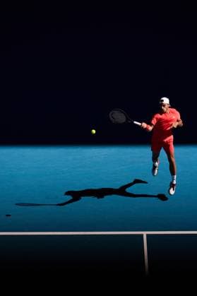 Francisco Cerundolo of Argentina hits a forehand Australian Open, Day Seven, Tennis, Melbourne Park, Melbourne, Australia - 18 Jan 2025  Copyright: xRachelxBach Shutterstockx 15105041bf