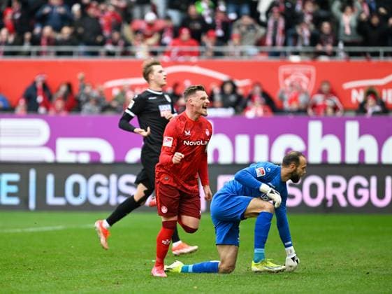 Football 2 Bundesliga Season 2024 25 1 FC Kaiserslautern 18 01 2025 Fritz Walter Stadion 1 FC Kaiserslautern fck FSV Ulm 1846 ul Marlon RITTER 1 FC Kaiserslautern cheers after his goal 1 FC Kaiserslautern
