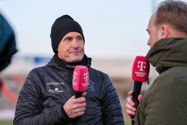 Heiko Herrlich SpVgg Unterhaching, Head Coach interview, GER, SpVgg Unterhaching vs Borussia Dortmund II U23, Football, 3 Liga, Matchday 20, Season 2024 2025, 18 01 2025, DFL REGULATES PROHIBIT ANY USE OF PHOTOGRAPHS AS IMAGE SEQUENCES, GER, SpVgg Unterhaching vs Borussia Dortmund II U23, Football, 3 Liga, Matchday 20, Season 2024 2025, 18 01 2025 Unterhaching Copyright: xEibner-Pressefoto JennixMaulx EP_JML