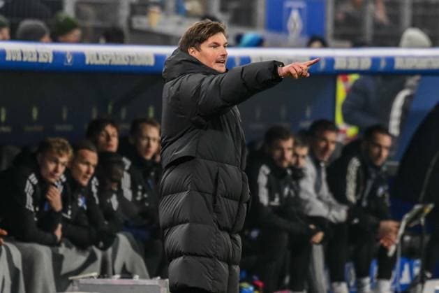 Coach Merlin Polzin HSV Germany , Hamburg , Volksparkstadion , Football , 2 Bundesliga , Hamburger SV 1 FC Koeln