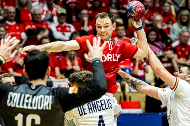 Sport Bilder des Tages Sport Bilder des Tages Denmark v Italy, 2025 IHF Men™s Handball World Cup, Herning, Denmark Herning, Denmark. 18th, January 2025. Mathias Gidsel (19) of Denmark seen during the 2025 IHF Men™s Handball World Cup match between Denmark and Italy at Jyske Bank Boxen in Herning. Denmark, Herning  Copyright: xGonzalesxPhoto LassexLagonix