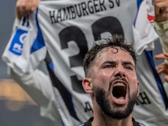 Hamburger SV vs 1 FC Köln 1 0 18 01 2025, Volksparkstadion, BundesLigaspiel, 2 Bundesliga, Hamburger SV vs 1 FC Köln 1 0 im Bild Lucas Richter Hamburger SV Â