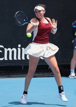 Sonja Zhenikhova GER , Girls Singles, Girls Singles, Australian Open 2025, Melbourne Park, Melbourne, Victoria, Australia Copyright: xJuergenxHasenkopfx