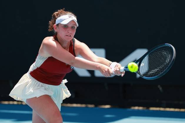 Sonja Zhenikhova GER , Girls Singles, Girls Singles, Australian Open 2025, Melbourne Park, Melbourne, Victoria, Australia Copyright: xJuergenxHasenkopfx