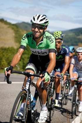 stage-20 of the Vuelta a Espana 2013 Alto de L Angliru - Spain - wielrennen - cycling - radsport - cyclisme - Juan Manuel Garate (Spain Team Belkin ProCycling team) pictured during stage-20 of the Vuelta a Espana 2013 (WT) from Avilés - Alto de L Angliru 142,2 KM Alto de L Angliru Spain  Copyright: xx VUELTA-01924.jpg