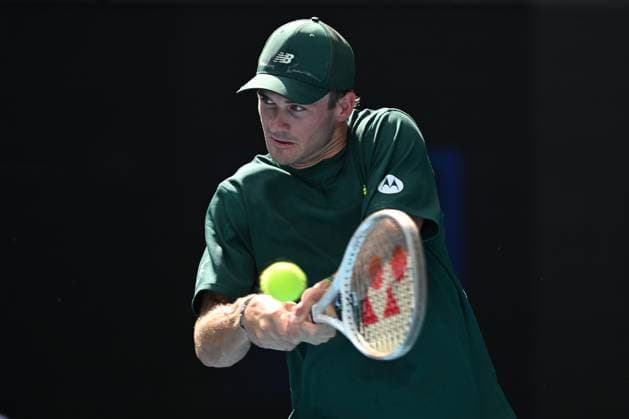 TENNIS AUSTRALIAN OPEN, Tommy Paul of the USA plays a shot during his round four match against Alejandro Davidovich Fokina of Spain during the 2025 Australian Open at Melbourne Park in Melbourne, Sunday, January 19, 2025. ( NO ARCHIVING, EDITORIAL USE ONLY, NO USE IN BOOKS WITHOUT CONSENT MELBOURNE VICTORIA AUSTRALIA  Copyright: xLUKASxCOCHx 20250119177540836279