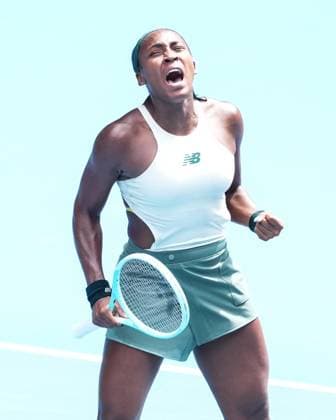 January 19, 2025: Melbourne, Australia: 3rd seed COCO GAUFF of the USA celebrates after defeating Belinda Bencic Of Switzerland on Rod Laver Arena in a Women s Singles 4th round match on day 8 of the 2025 Australian Open. Melbourne Australia - ZUMAc04_ 20250119_faf_c04_015 Copyright: xSydneyxLowx