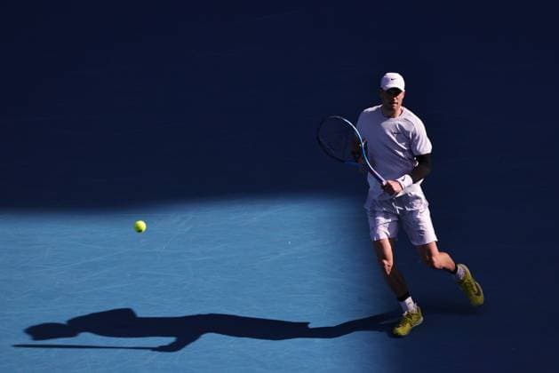 Jack Draper, GBR, during fourth round of 2025 Australian Open in Melbourne, 19 01 2025; - 