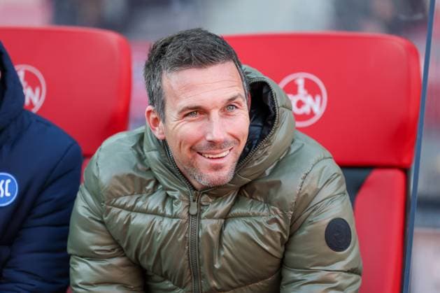 Head Coach Christian Eichner Karlsruher SC , 1 FC Nuernberg vs Karlsruher SC, Soccer, 2 Bundesliga, 18 Matchday, 19 01 2025 DFB regulations prohibit any use of photographs as image sequences and or quasi video Nuernberg Bayern Germany Copyright: xkolbert-press MartinxAgüerax