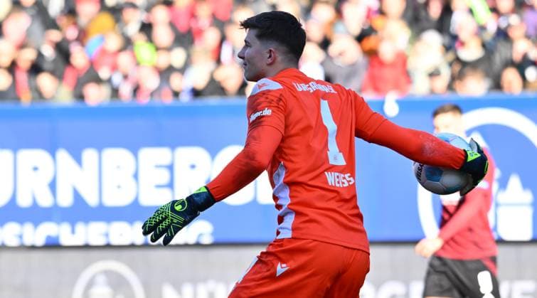 19 01 2025 Soccer Season 2024 2025 2 Soccer Bundesliga 18 Matchday 1 FC Nürnberg FCN Club Karlsruher SC KSC Sportfoto Zink xwoxzix DFL regulations prohibit any use of photographs as image sequences and or quasi video only for editorial use Max Weiß Weiss 1, Karlsruher SC KSC