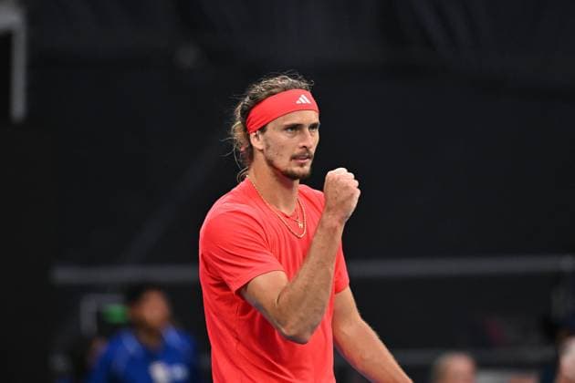 Australian Open - Alexander Zverev Wins Fourth Round Alexander Zverev (GER) during his fourth round match at the 2025 Australian Open at Melbourne Park in Melbourne, AUSTRALIA, on January 19, 2025. Photo by Corinne Dubreuil ABACAPRESS.COM MELBOURNE  Copyright: xDubreuilxCorinne ABACAx