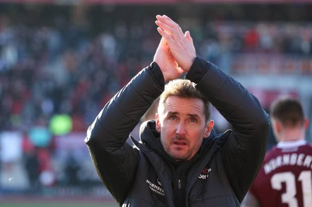, 1 FC Nuernberg vs Karlsruher SC, Soccer, 2 Bundesliga, 18 Matchday, 19 01 2025 DFB regulations prohibit any use of photographs as image sequences and or quasi video Nuernberg Bayern Germany Copyright: xkolbert-press MartinxAgüerax