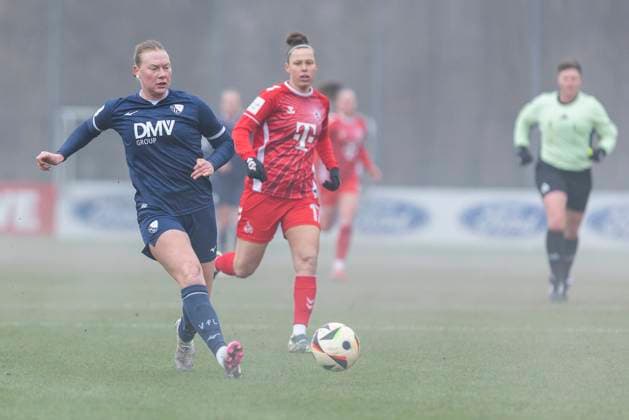 Test match women 1 FC Köln VfL Bochum, 19 01 2025 Antonia Haase VfL Bochum, 2 Test match women, 1 FC Köln VfL Bochum, on 19 01 2025, Geißbockheim, Cologne Copyright: xBEAUTIFULxSPORTS Meuselx