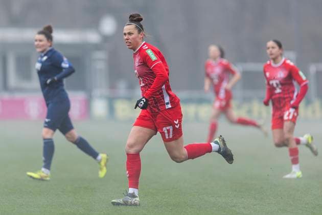 Test match women 1 FC Köln VfL Bochum, 19 01 2025 Nicole Billa 1 FC Köln, 17 Test match women, 1 FC Köln VfL Bochum, on 19 01 2025, Geißbockheim, Cologne Copyright: xBEAUTIFULxSPORTS Meuselx