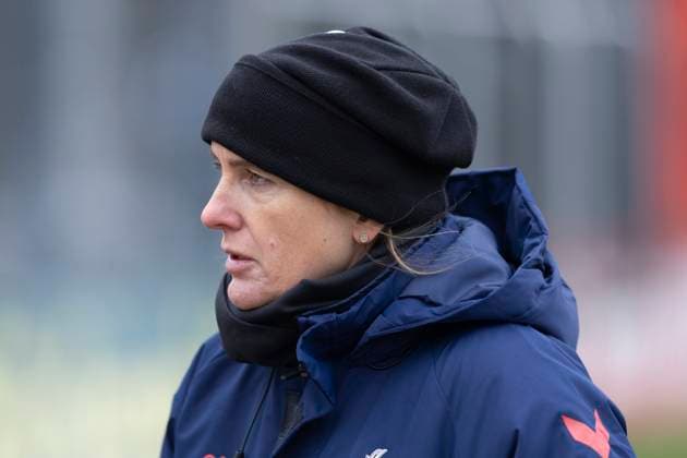 Test match women 1 FC Köln VfL Bochum, 19 01 2025 Brittal Carlson 1 FC Köln, Head Coach Test match women, 1 FC Köln VfL Bochum, on 19 01 2025, Geißbockheim, Cologne Copyright: xBEAUTIFULxSPORTS Meuselx