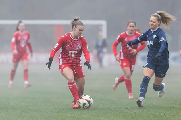 Test match women 1 FC Köln VfL Bochum, 19 01 2025 Alena Bienz 1 FC Köln, 11 Test match women, 1 FC Köln VfL Bochum, on 19 01 2025, Geißbockheim, Cologne Copyright: xBEAUTIFULxSPORTS Meuselx