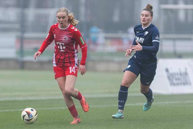 Test match women 1 FC Köln VfL Bochum, 19 01 2025 Carlotta Imping 1 FC Köln, 14 Test match women, 1 FC Köln VfL Bochum, on 19 01 2025, Geißbockheim, Cologne Copyright: xBEAUTIFULxSPORTS Meuselx