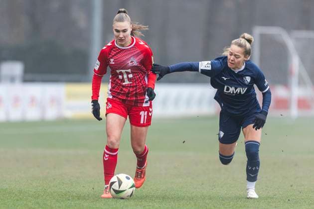 Test match women 1 FC Köln VfL Bochum, 19 01 2025 Alena Bienz 1 FC Köln, 11 Test match women, 1 FC Köln VfL Bochum, on 19 01 2025, Geißbockheim, Cologne Copyright: xBEAUTIFULxSPORTS Meuselx