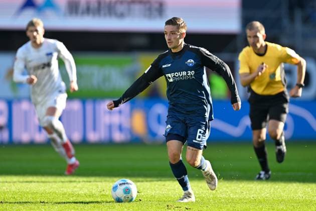 Paderborn, Home Deluxe Arena, 19 01 25, GER, Herren, 2 Bundesliga, Saison 2024 2025, SC Paderborn 07 Hertha BSC Berlin Bild Marvin MEHLEM Paderborn Only for editorial use DFL regulations prohibit any use of photographs as image sequences and or quasi video NRW Germany