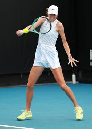Lilli Tagger (AUT), Maedchen Einzel, Girls Singles Australian Open 2025, Melbourne Park, Melbourne, Victoria, Australia. Copyright: xJuergenxHasenkopfx