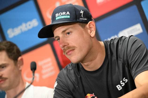 20-01-2025 Conferenza Stampa Vigilia Tour Down Under 2025; 2025, Red Bull - Bora Hansgrohe; Welsford, Sam; Adelaide Hotel Hilton; 