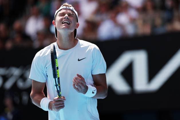 Holger Rune during his fourth round match against Sinner Australian Open, Day Nine, Tennis, Melbourne Park, Melbourne, Australia - 20 Jan 2025  Copyright: xEllaxLing Shutterstockx 15105040bi