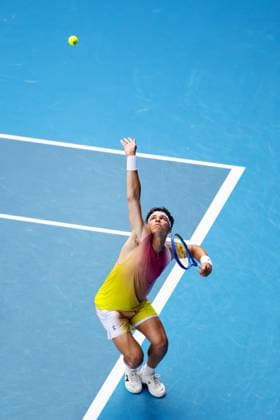 Ben Shelton during his fourth round match against Monfils Australian Open, Day Nine, Tennis, Melbourne Park, Melbourne, Australia - 20 Jan 2025  Copyright: xRachelxBach Shutterstockx 15105043bm