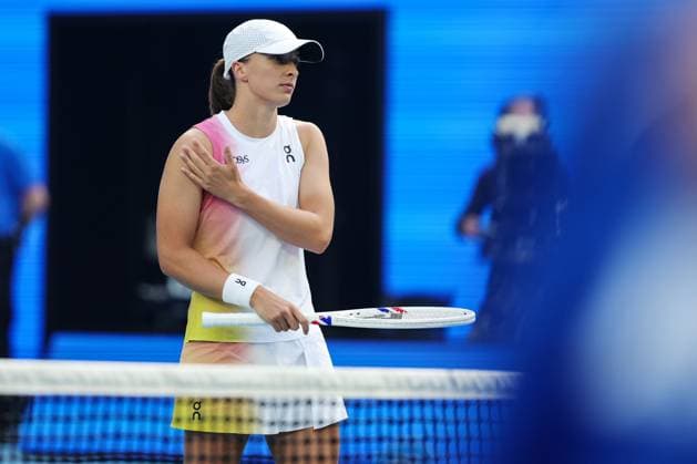 Iga Swiatek during her fourth round match against Lys on the Rod Laver Arena Australian Open, Day Nine, Tennis, Melbourne Park, Melbourne, Australia - 20 Jan 2025  Copyright: xRachelxBach Shutterstockx 15105043bs