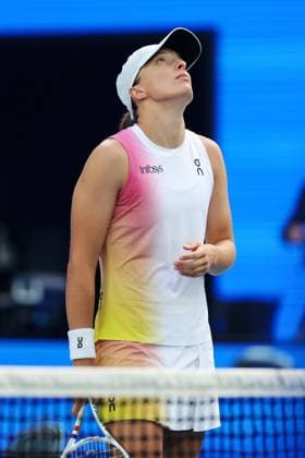 Iga Swiatek during her fourth round match against Lys on the Rod Laver Arena Australian Open, Day Nine, Tennis, Melbourne Park, Melbourne, Australia - 20 Jan 2025  Copyright: xRachelxBach Shutterstockx 15105043bt