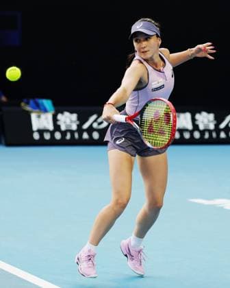 Eva Lys during her fourth round match against Swiatek on the Rod Laver Arena Australian Open, Day Nine, Tennis, Melbourne Park, Melbourne, Australia - 20 Jan 2025  Copyright: xRachelxBach Shutterstockx 15105043er