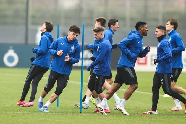 Football, CL, FC Brugge, Training